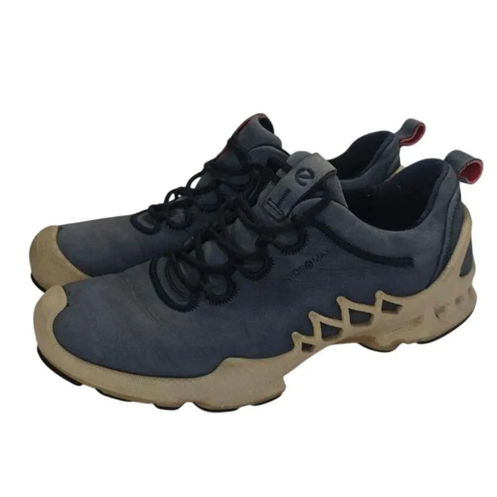 Ecco Blue leather sneakers sz 39/ 8.5